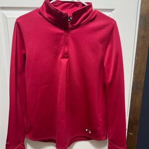 Women's Pink Quarter-Zip Sweatshirt